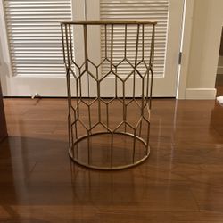 Gold Glass Table