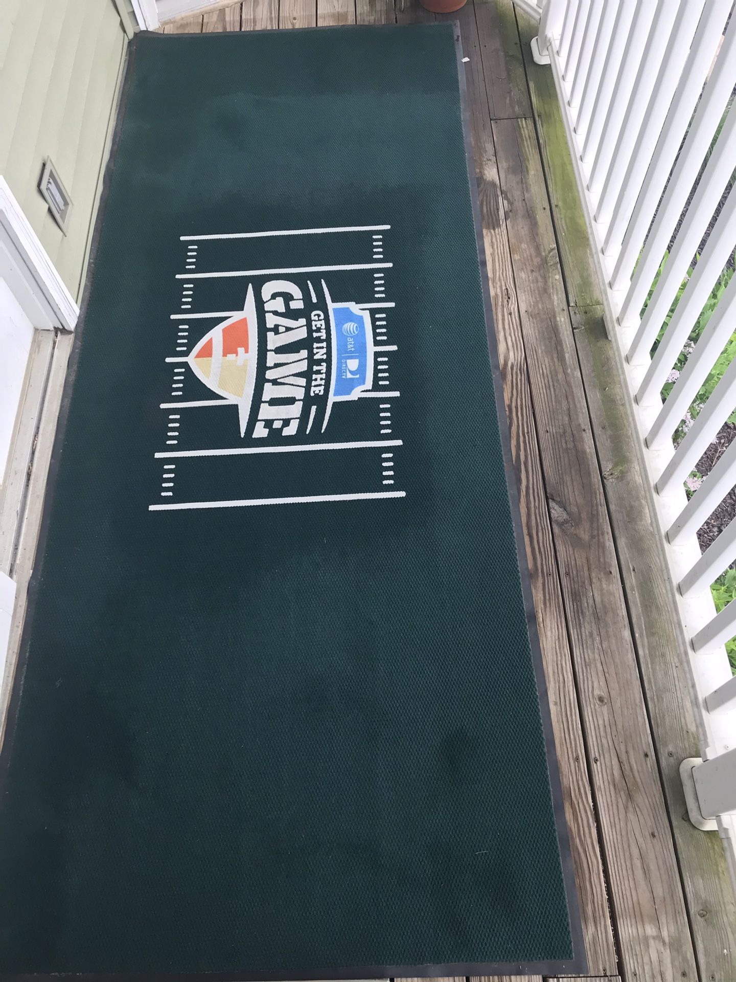 MAN CAVE. Game Rug.(NFL Sunday Ticket)