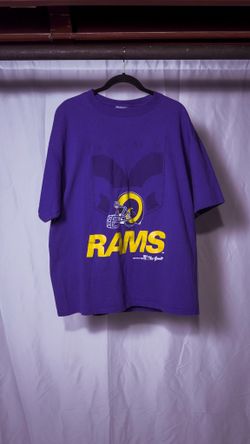Vintage Rams Tee 1995 Graphic T-shirt Men’s XXL Blue Yellow