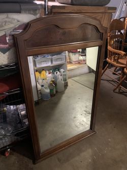 Tall Antique Mirror