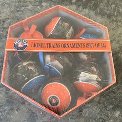 Lionel Train Ornaments- Set Of 14