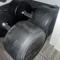 100 Pound dumbbells 