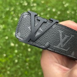 Black Louis Vuitton Belt 