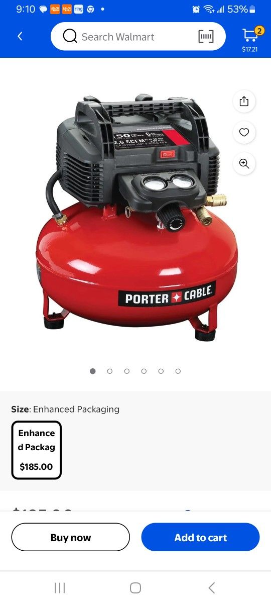Porter Cable Compresser.