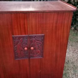 Vintage Asian TV Cabinet