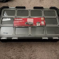 Connect Stackable Portable Heavy Duty Lightweight 10-Compartment Small Tool and Parts Organizer