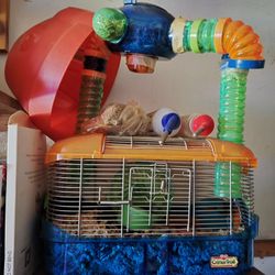 Critter Trail Tunnel Cage w/extras