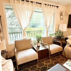 MCM Inspired Pair Of Arm Chairs