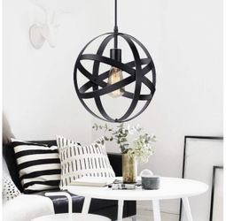 2 Metal Pendant Light