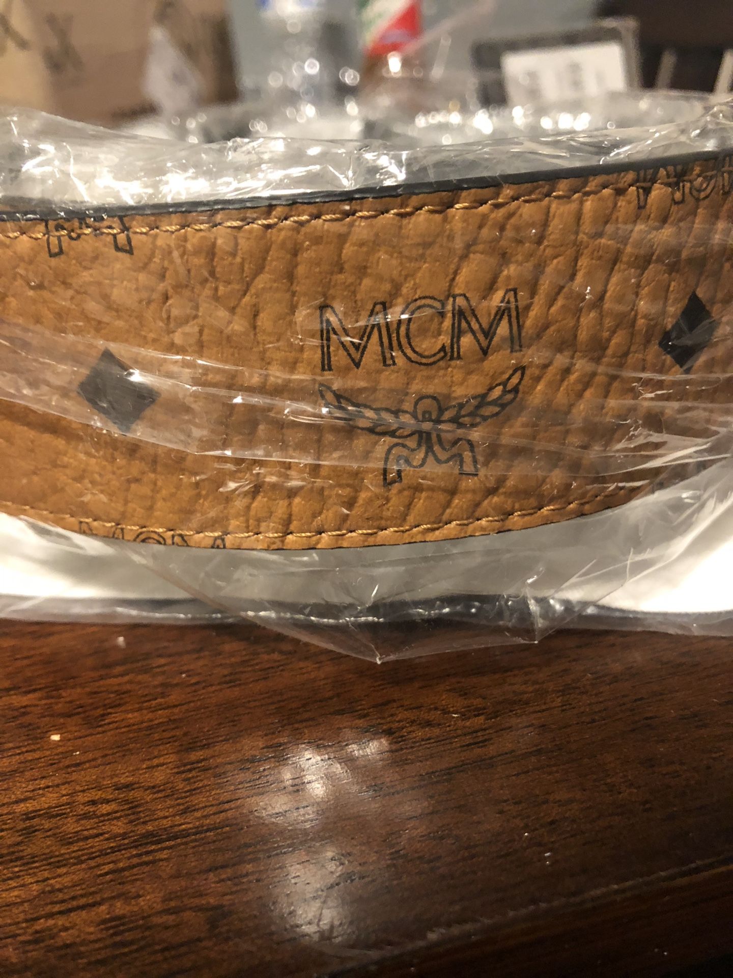 Authentic MCM Claus Blue/Black Reversible Belt for Sale in Queens, NY -  OfferUp