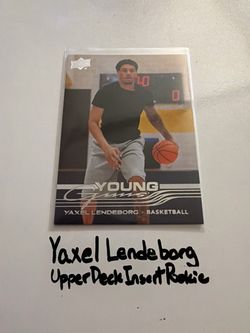 Yaxel Lendeborg Golden State Warriors Forward Upper Deck Short Print Insert Rookie Card.