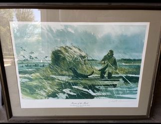 Framed “Hunters of the Marsh” print by Chet Reneson 
