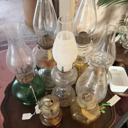 Vintage Oil Lamps - $25 Each Or $150 For All