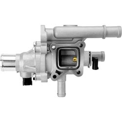 Aluminum Coolant Thermostat and Housing Assembly with Sensor & O-Ring Fit for Chevy Cruze 2011-2016 1.8L, Sonic 2012-2017 1.6L, Sonic 2012- 2018 1.8L,