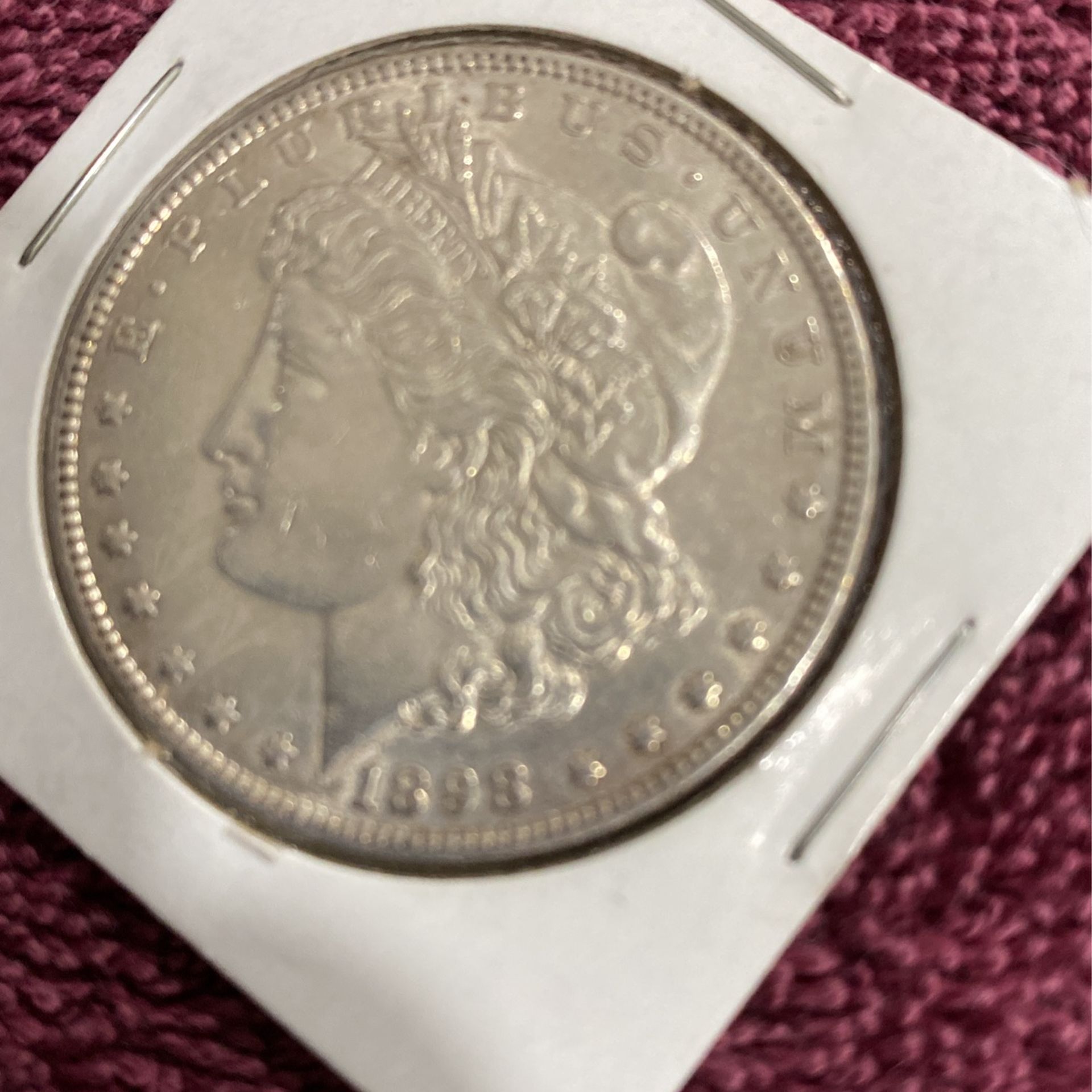 1898 Morgan silver Dollar