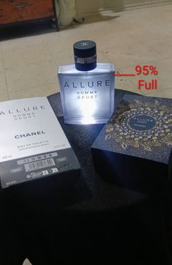 Authentic Channel Allure Men Sport Edt 100ml Bottle 95% full (Open Box Hardly Used) Asking $80 Firm on Price, Purchased from Macy's Paid $140 plus