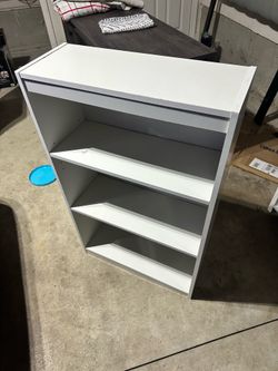 White Bookshelf