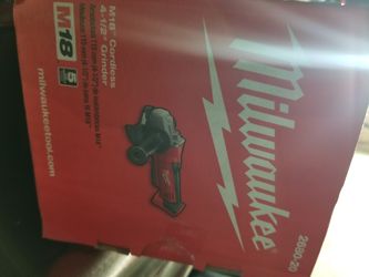 M18 Miluakee cordless grinder