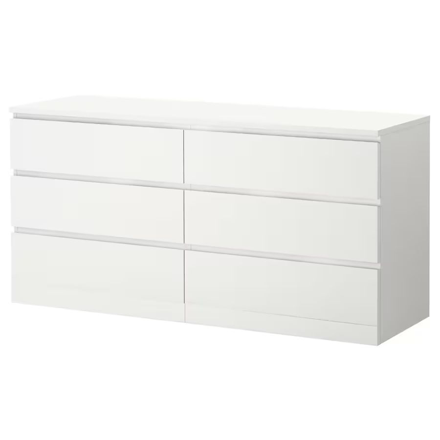 Ikea Malm 6 Drawer Dresser