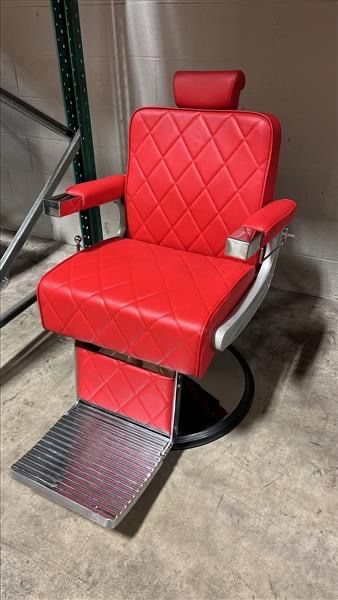 Red Barber Chair GA