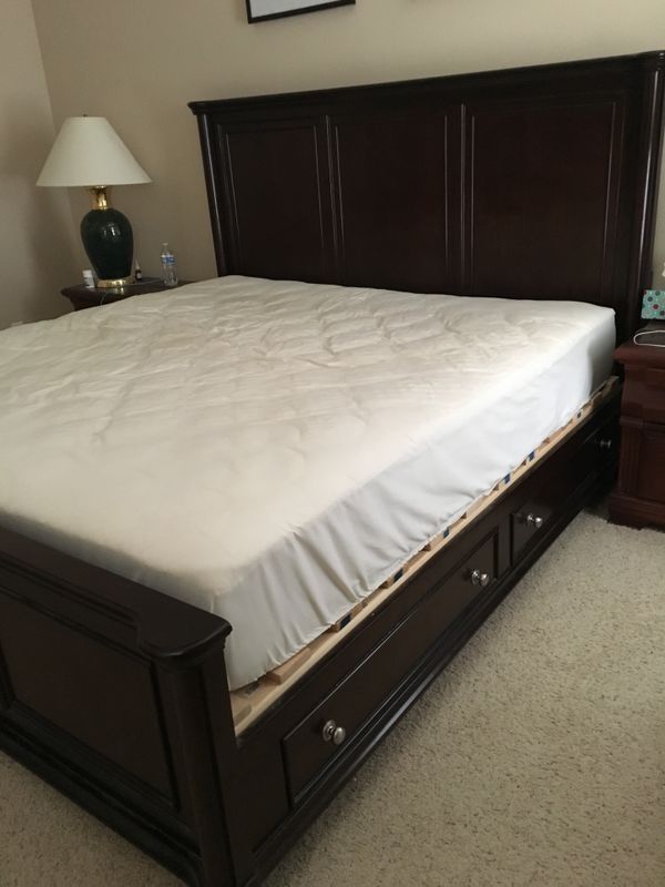 Moving Almost New King Size Bed With Mattress For In Moving Almost New King Size Bed With Mattress