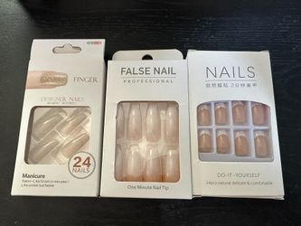 False Nails Multiple Options Available