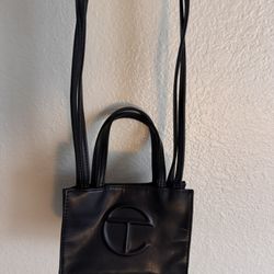 Black mini TELFAR bag 