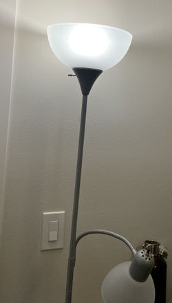 Silver Floor Lamp