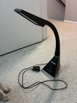 LEPOWER LED Desk Lamp with Power Adapter
