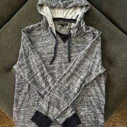 Banana Republic Navy Blue Heather Hoodie - Men’s Size Large