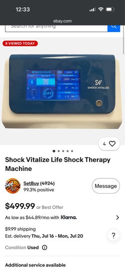 Shock Vitalize Life Shock Therapy Machine