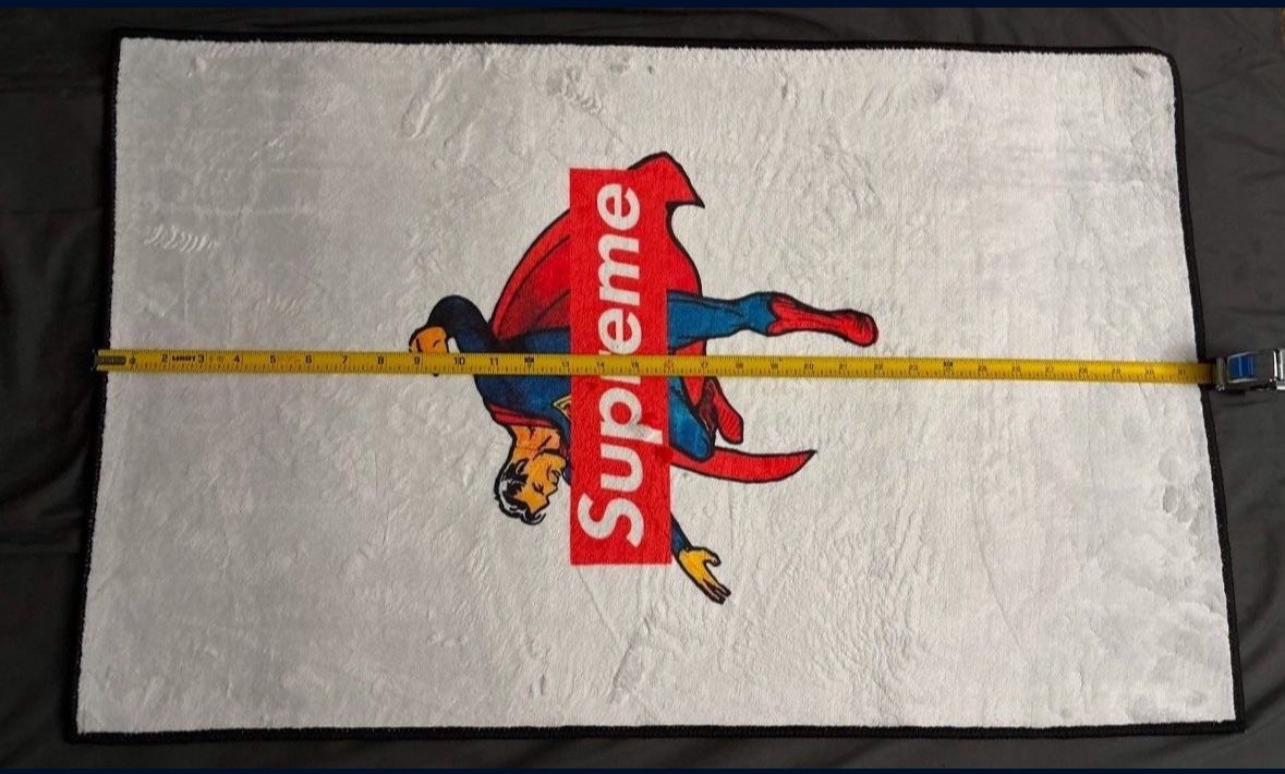 Custom Supreme Superman Soft Rug