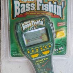 Radica Sport Bass Fishin Fishing 1998 Electronic Handheld Game New Sealed VTG