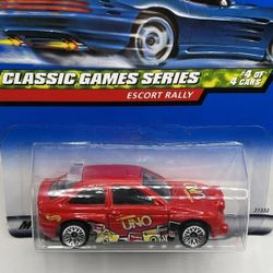 Hot Wheels Classic Games Series #4 of 4 Cars Escort Rally 