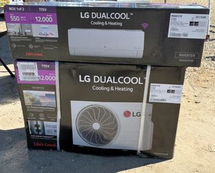 LG mini split air conditioner 12000 btu 2 piece