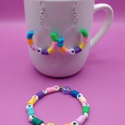 Handmade Earrings And Bracelet 