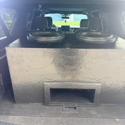 2000 Watts Rms Each Ds18 15” Subs In Custom Ported Box 