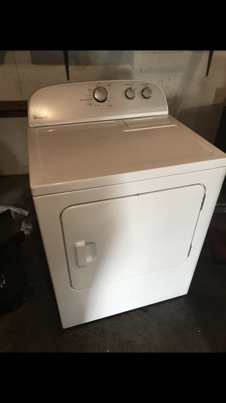 Whirlpool electric dryer high end