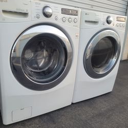 LG Washer And Gas Dryer Set Large Is 