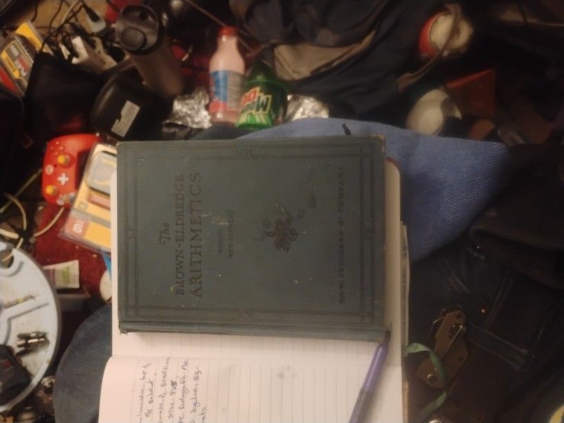 Brown-eldredge Arithmetics Grade 5 Book Good Condition