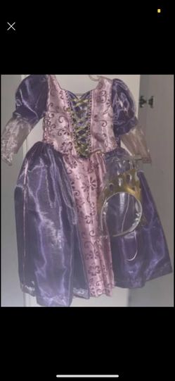 Rapunzel princess dress for 1-2 years old