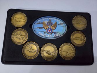 Air Force Association Collector's Series 7 Aircraft Coins