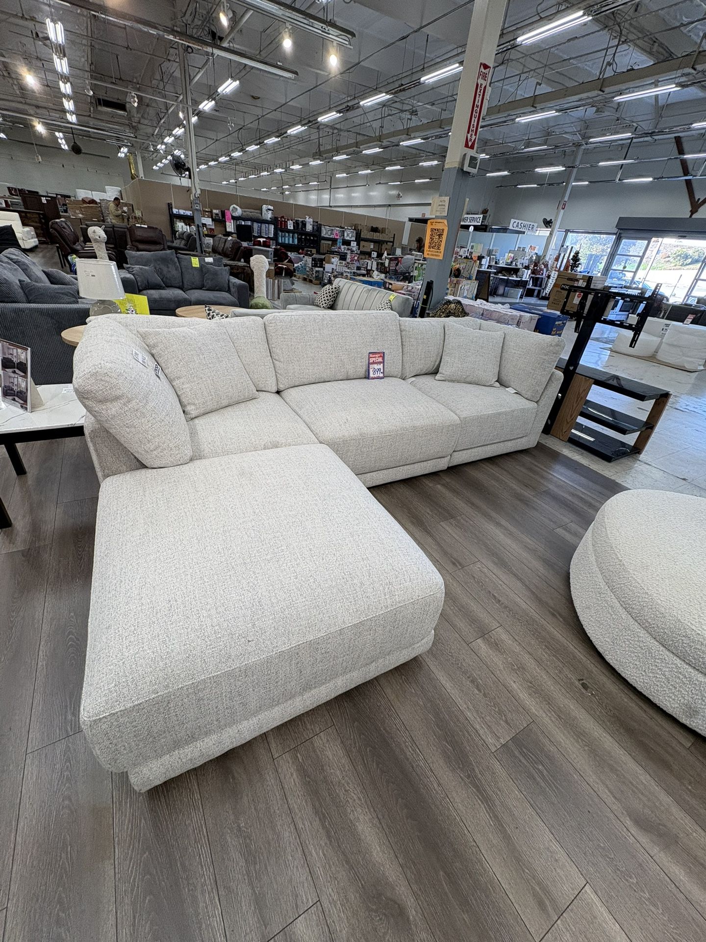 Costco Open Box Dayna 4PC Modular Sectional