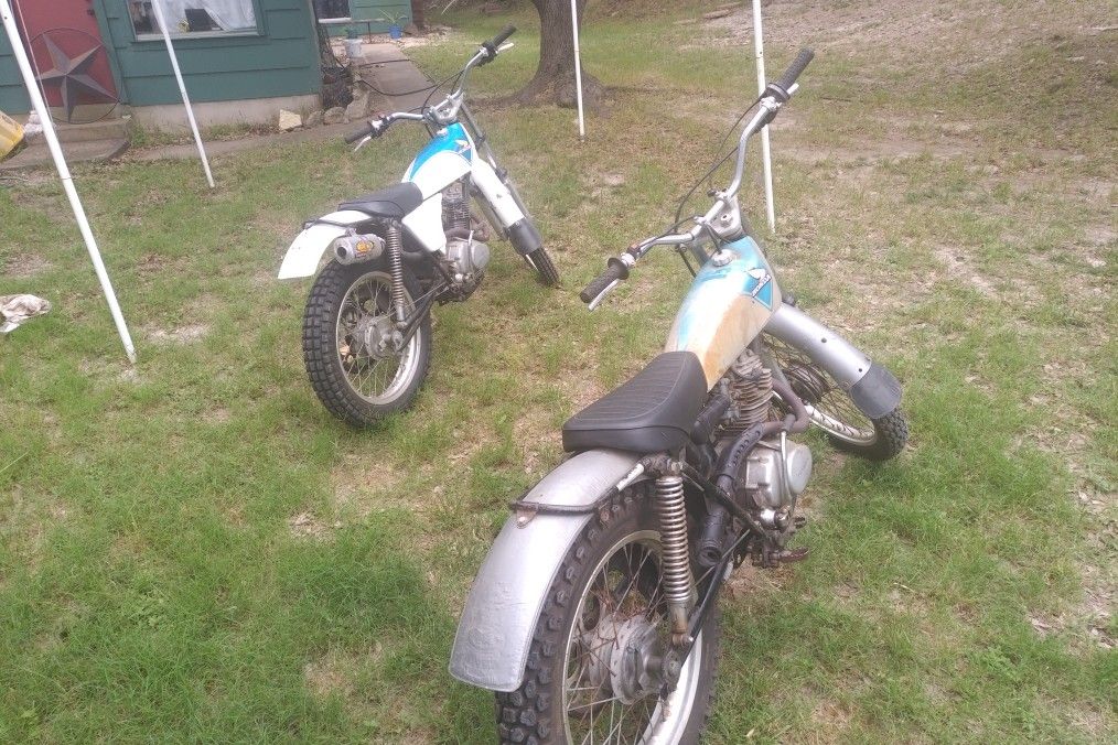 Honda 1974 motorbikes