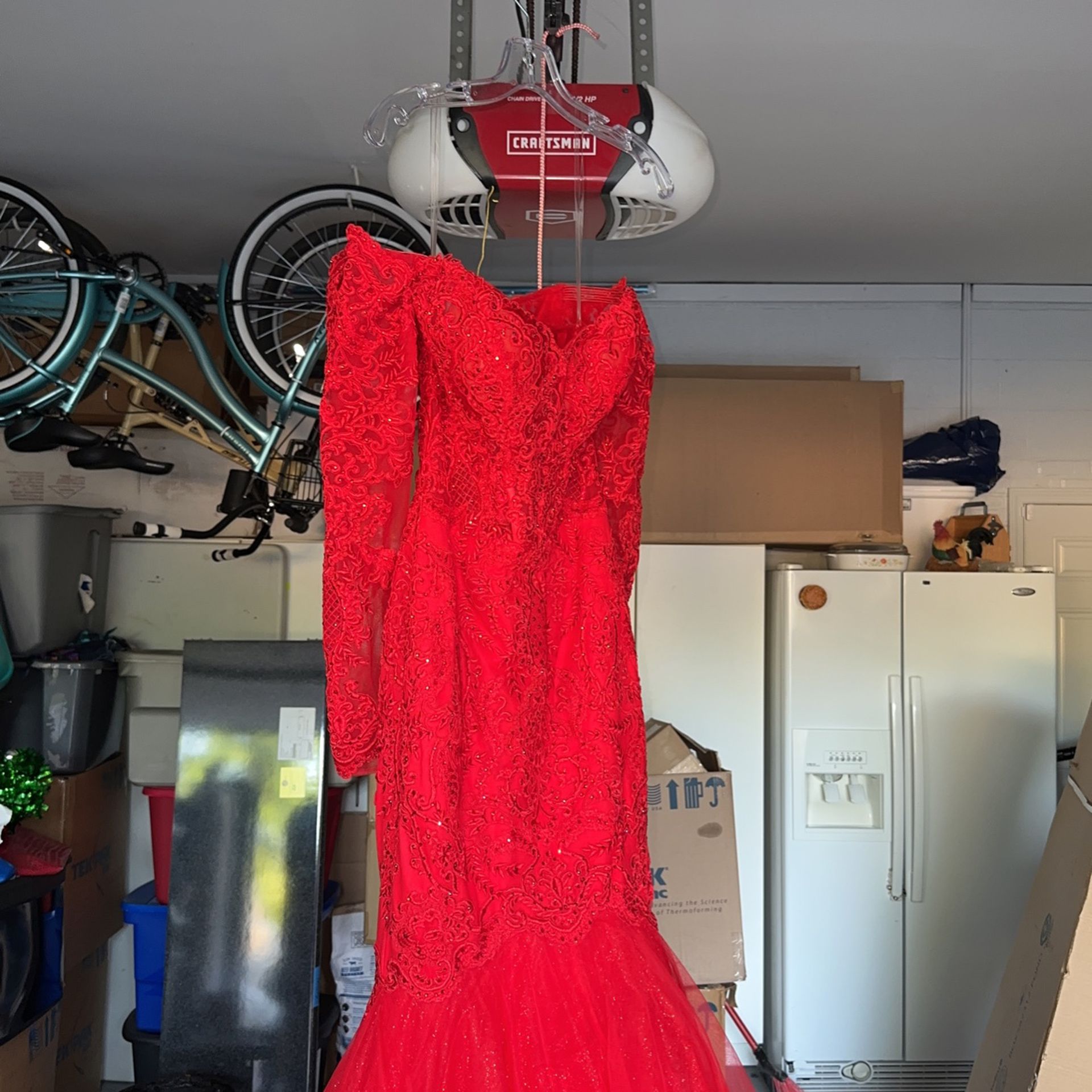 Peaches Boutique Red Dress 