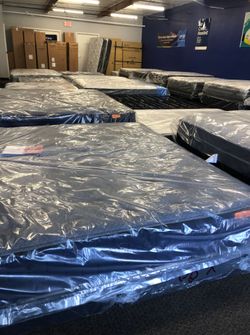 New Mattress Still in Plastic Wrap