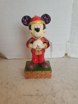 Jim Shore Mickey Mouse Greetings From China Disney Traditions (contact info removed) Enesco New