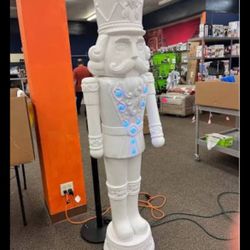 Giant Paint it Yourself Light-Up Animated Blow Mold Nutcracker Decoration, 6', by Holiday Time