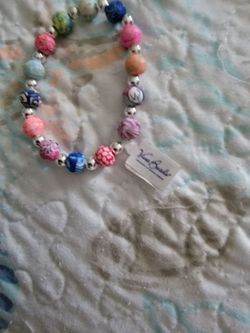 Brand new colorful beaded bracelet Vera Bradley