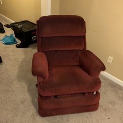 Burgundy Recliner 